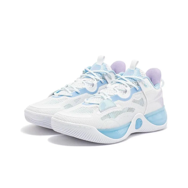 361° AG LVL UP 1 Ice Blade SE Shock Absorbers With Slip Resistant Features Low Top Basketball Shoes Men's White-2