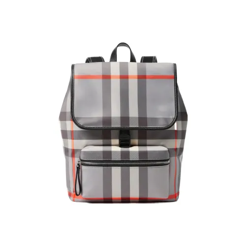 Burberry Polyester Backpack Regular Kids' Gray