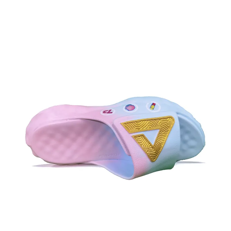 QITIANDASHENG x PEAK Slide Slippers Men's Blue Pink-2