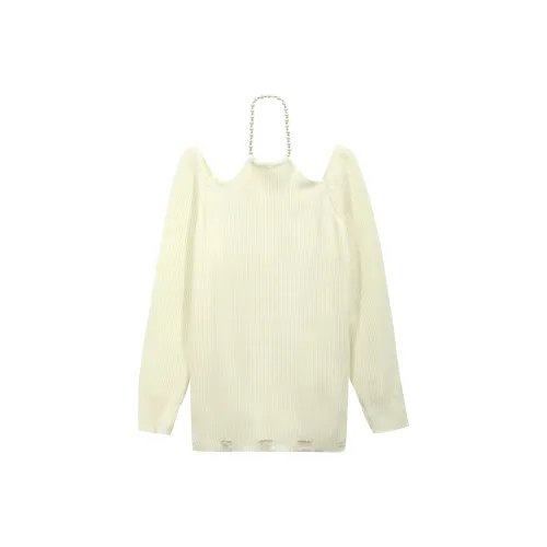 EIDOLON GRAIN Knitwear Women's Apricot White