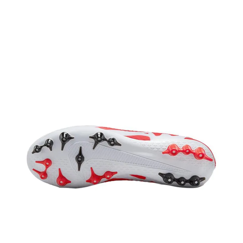 Nike Mercurial Vapor 15 Academy Ag Low Top 'White Bright Crimson'-4