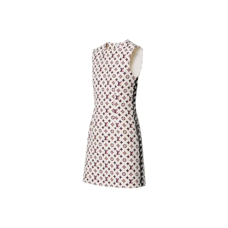 LOUIS VUITTON Sleeveless Dress Women's Pink-2