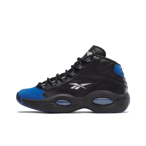 Reebok Question Mid Black And Blue