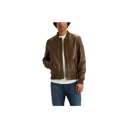 Levis Jackets Men Brown