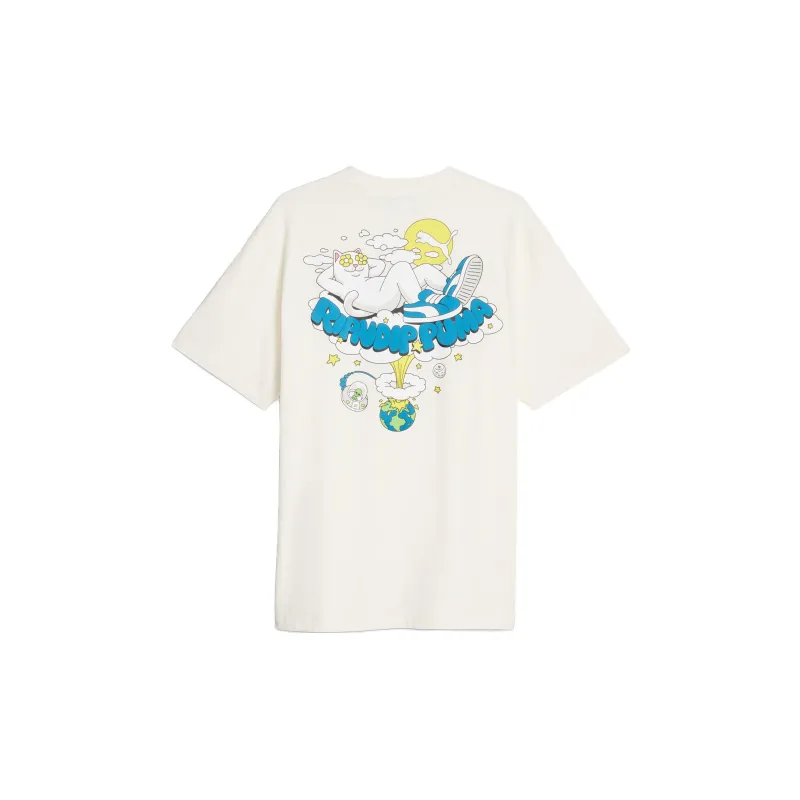 PUMA X RIPNDIP Co branded Series T Shirt Men's White-1