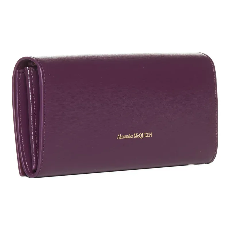 Alexander McQueen Calfskin Shoulder Bag Crossbody Bag Wallets Women's Fuchsia-2