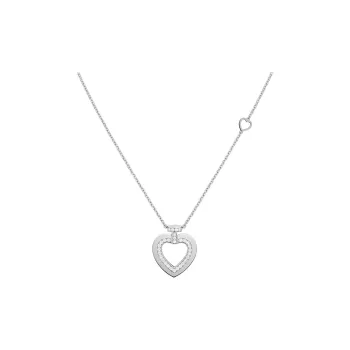 FRED 18K White Gold Necklaces Women's Silver