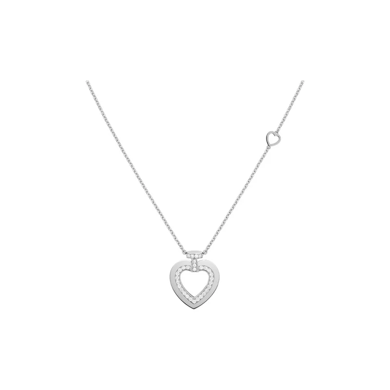 FRED 18K White Gold Necklaces Women's Silver-0