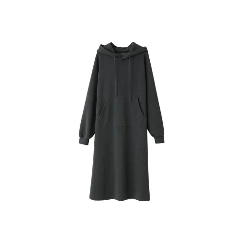 Miss Ha Ya Long-Sleeved Dresses Women's Space Gray