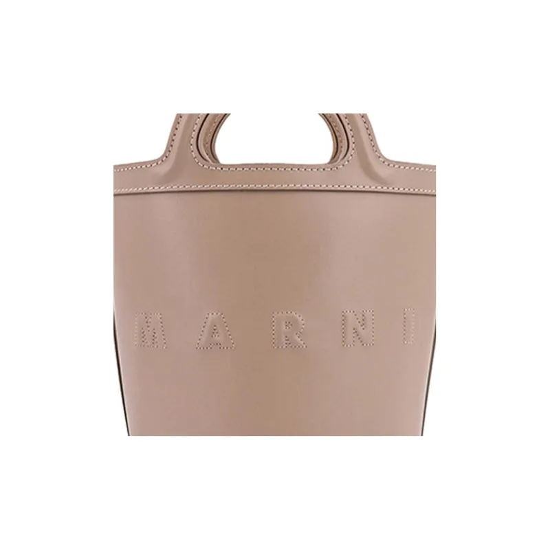 MARNI Leather Portable Crossbody Bag Shoulder Bag Regular Women's Pink-3
