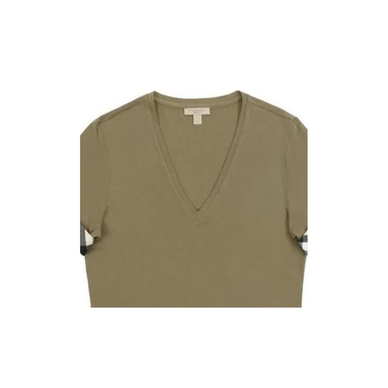 Burberry T Shirts Women's Green-3