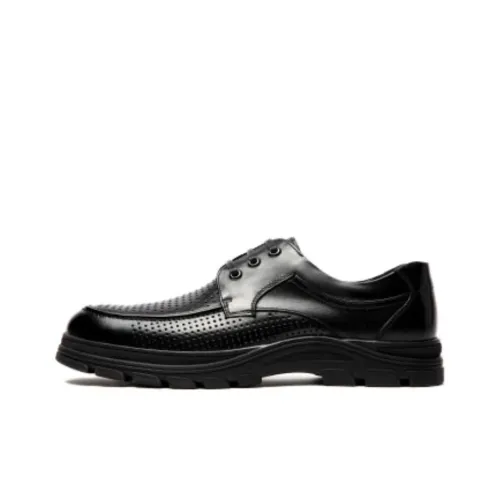 CAMEL Dress Shoes Men Low-Top