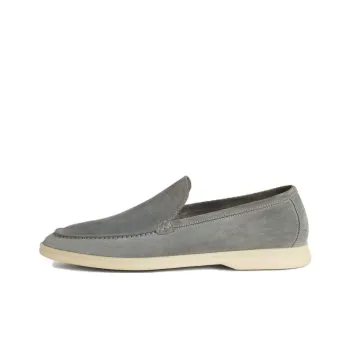 Loro Piana Summer Walk Casual Shoes Men's Gull Gray