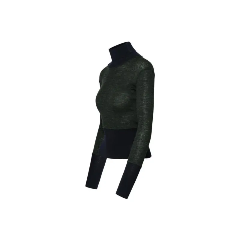 THOM BROWNE THOM BROWNE FW23 Early Autumn Collection Sweaters Women's Green-2