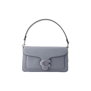COACH Tabby Cow Leather God Of Wine Bag, Portable Crossbody Bag, Shoulder Bag Medium Size Women's Light Purple