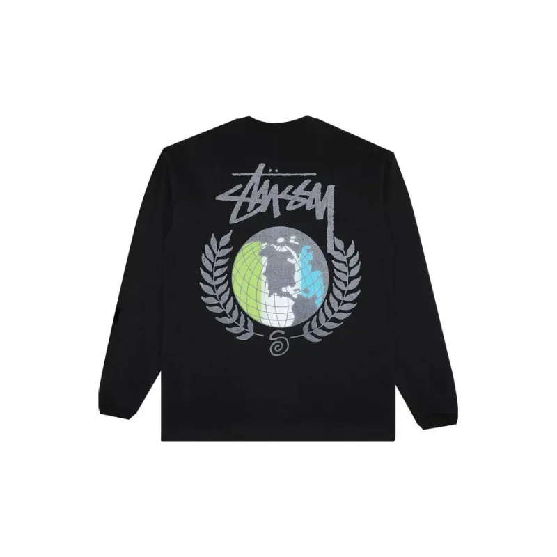 Stussy Gear Globe Long Sleeve Tee-1