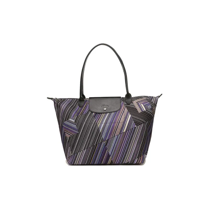 LONGCHAMP Le Pliage Nylon Tote Bag Shopping Bag Handbag Shoulder Bag Large Size Women's Multicolor-0