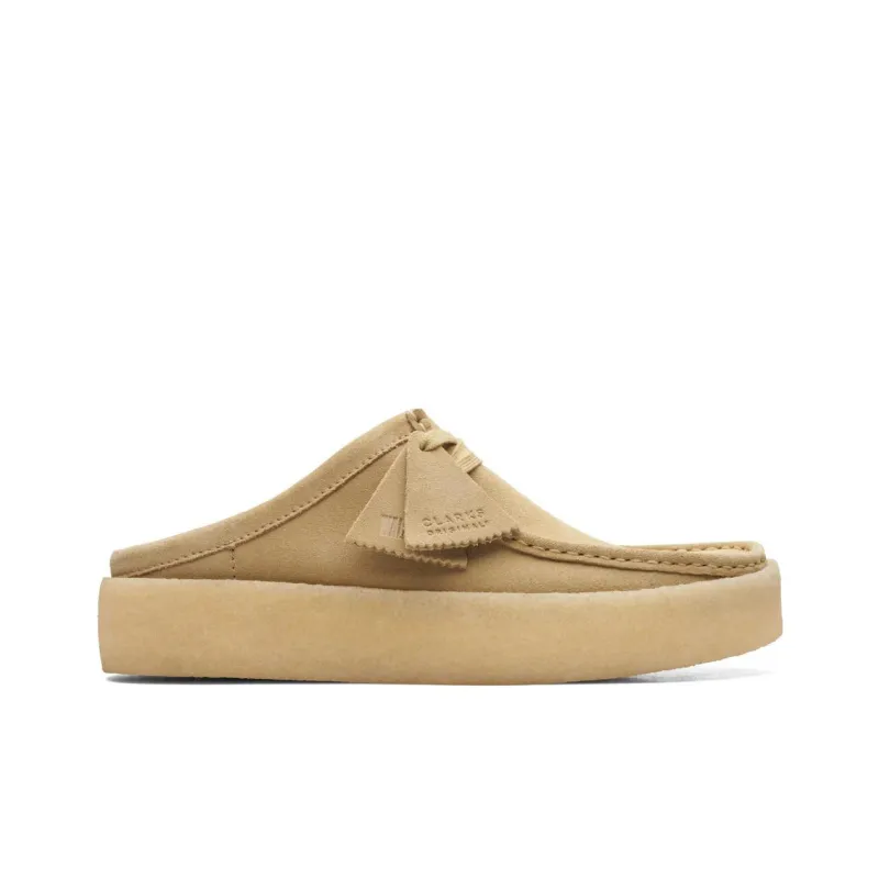 Clarks Originals Wallabee Cup Mule Maple Suede-1