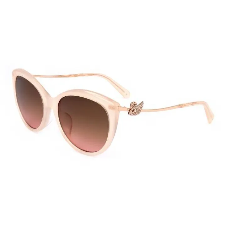 Swarovski Metal Butterfly Sunglasses Women's Rose Gold-1