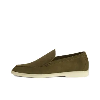 Loro Piana Summer Walk Casual Shoes Men's Olive Dark Green