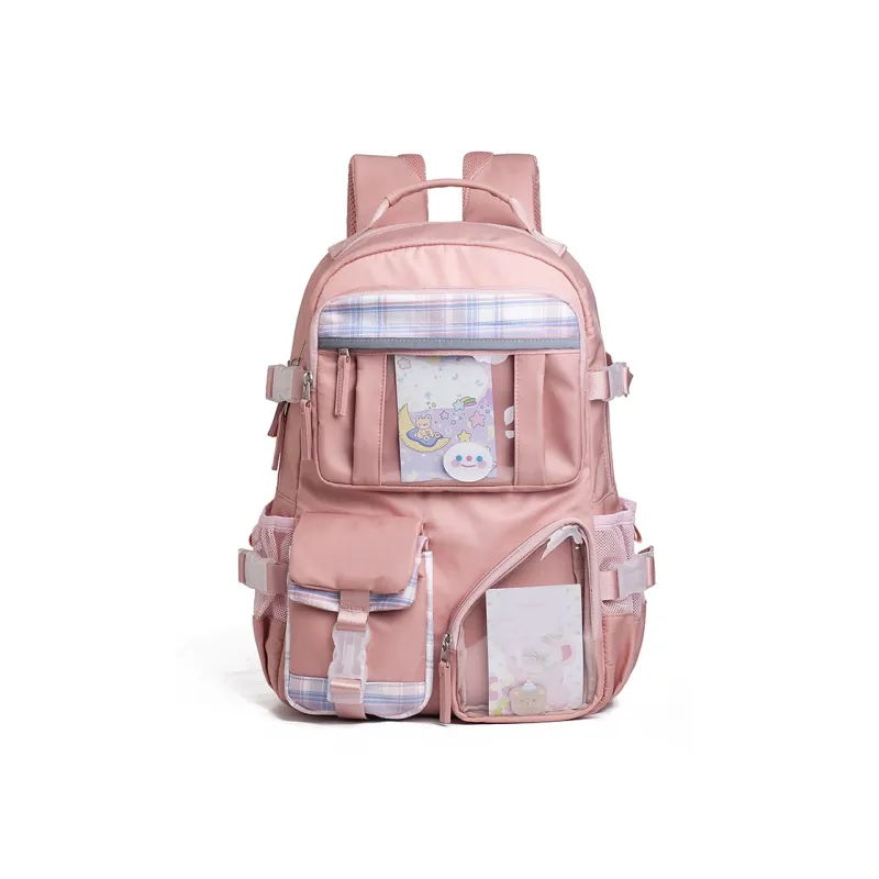 COWBONE Nylon Backpack Regular Unisex Starry Purple/Starry Grey/Girlish Heart Pink-26