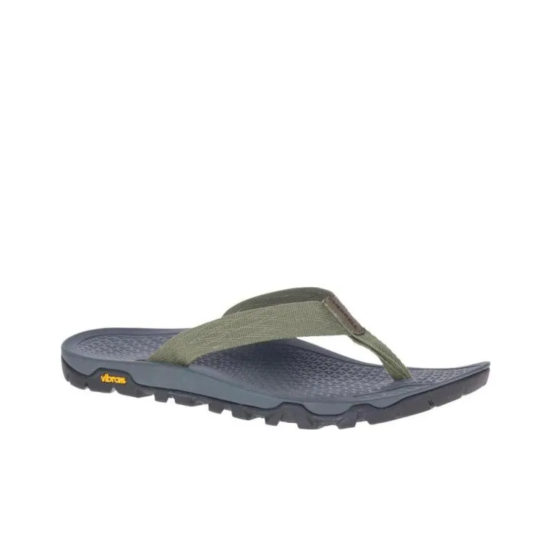 MERRELL Flip Flops Men's Gray Green-2