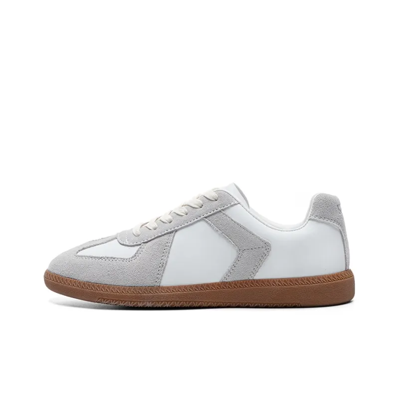 Kappa Low Top Skateboard Shoes Unisex White Gray-0
