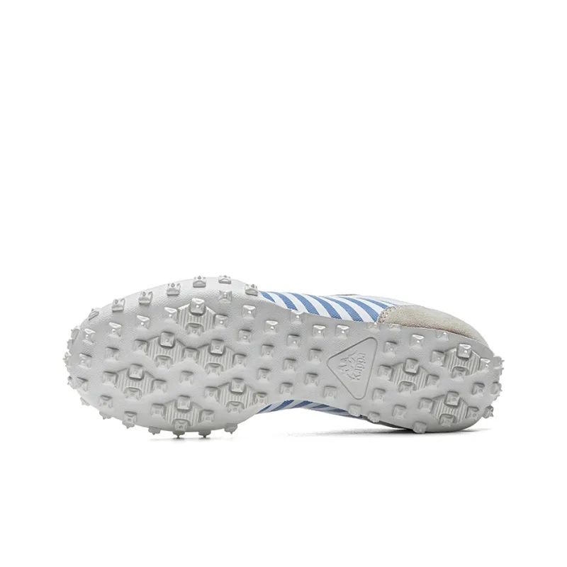 Kappa Anti Slip Wear Resistant Breathable Lightweight Low Top Running Shoes Unisex Gray Beige Blue-5