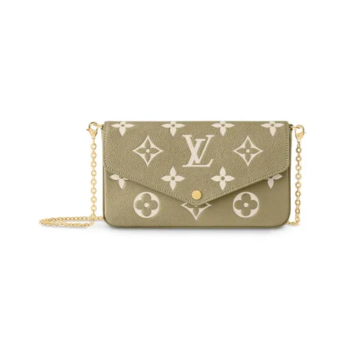 LOUIS VUITTON Pochette Felicie Embossed Cow Leather 3 in 1 Crossbody Bag, Shoulder Bag Women's
