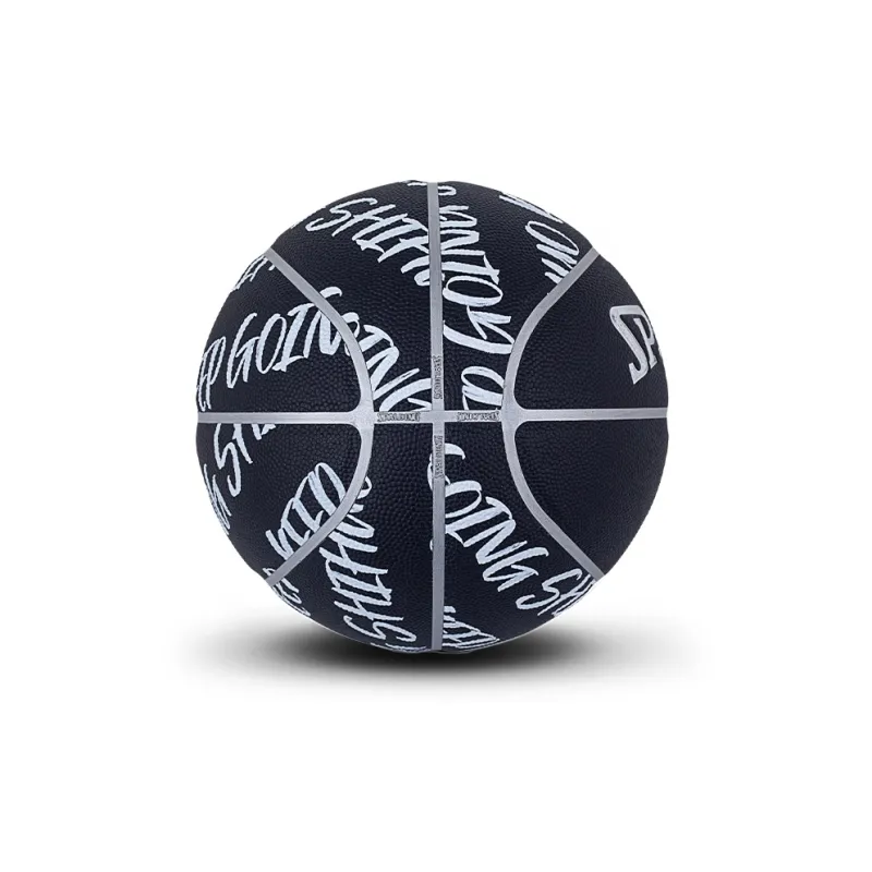 SPALDING Trend Series PU Basketball Black Size 7 Training Unisex-1