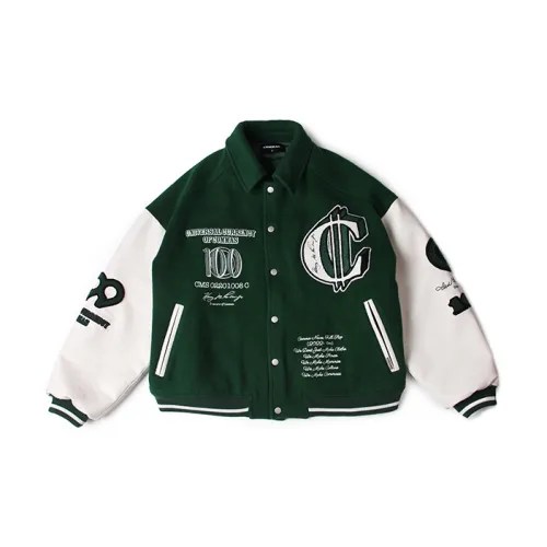 COMMAS SS Baseball Jerseys Unisex Green