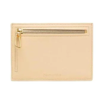 NANUSHKA Artificial Leather Card Clip Card Holder Men's Yellow