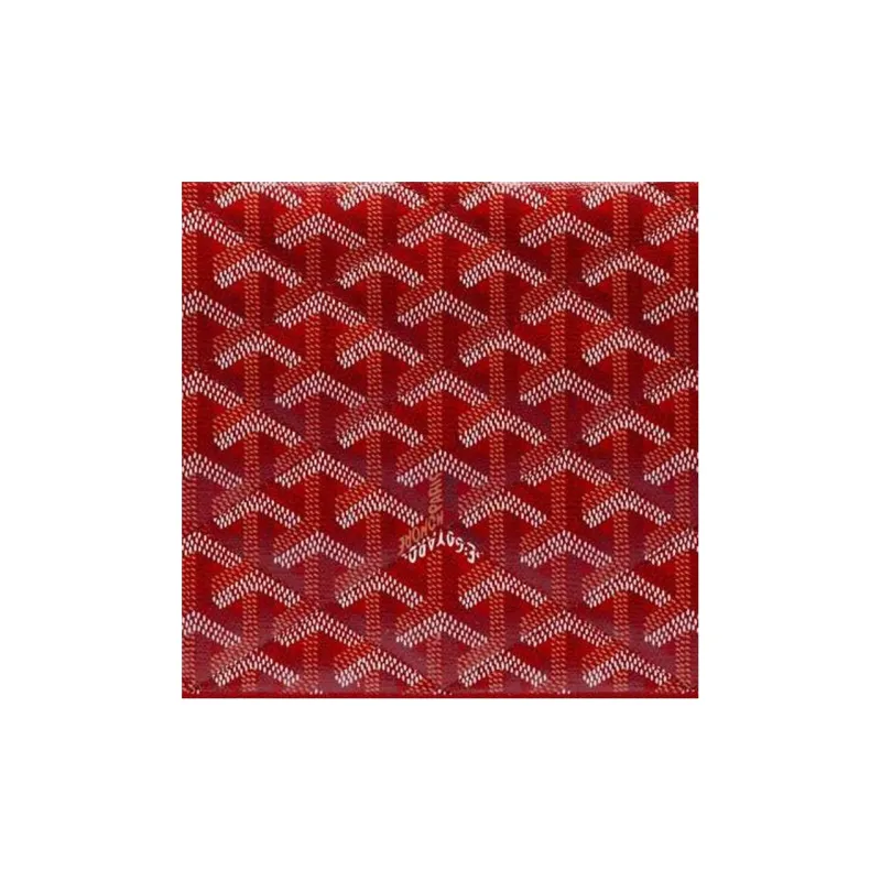 GOYARD Alexandre III Canvas With Leather Shoulder Bag Crossbody Bag Women's Red-4