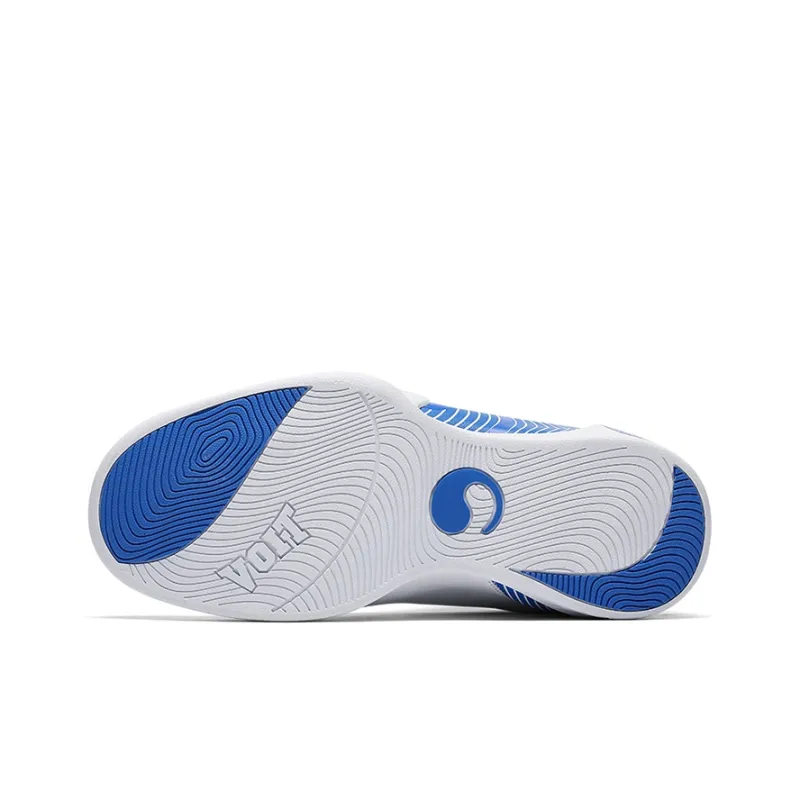 VOIT Tai Chi Wuji Cushioned Slip-Resistant Coverage High-Top Performance Basketball Shoes Men's Dodger Blue-5
