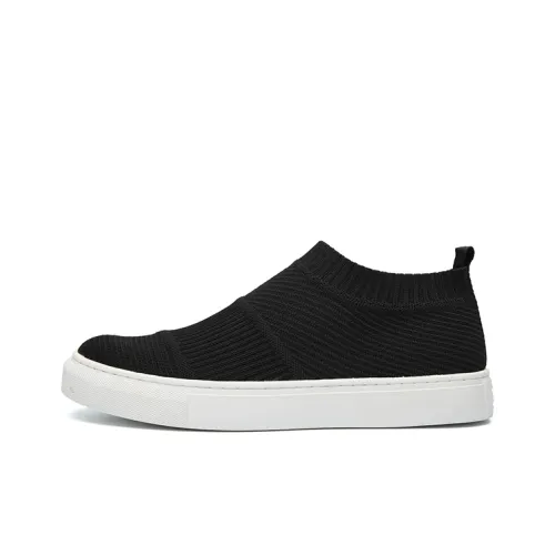 Oak Elephant Low Top Skateboard Shoes Men's Black