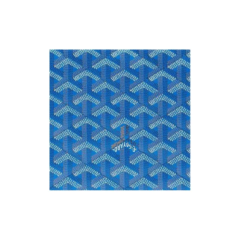 GOYARD Alexandre III Canvas With Leather Shoulder Bag Crossbody Bag Women's Blue-4