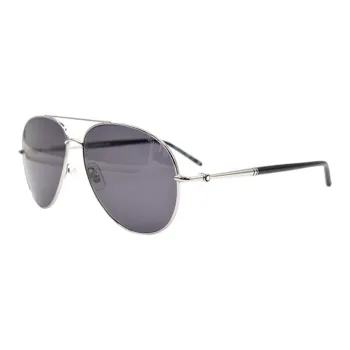MONTBLANC Aviator Sunglasses Men's Silver