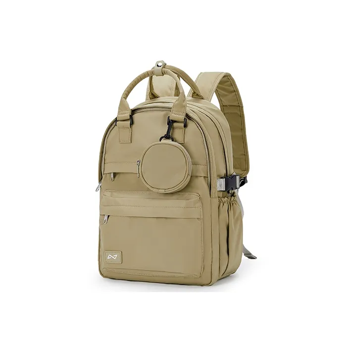 KEYSTREET Fabric Carry Backpack Regular Unisex Black/Mint Green/Khaki/Peacock Blue-16