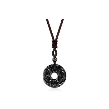 WEST ISLAND Obsidian Necklaces Unisex