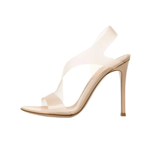 GIANVITO ROSSI Metropolis One Strap Sandals 10.5cm Women's Beige