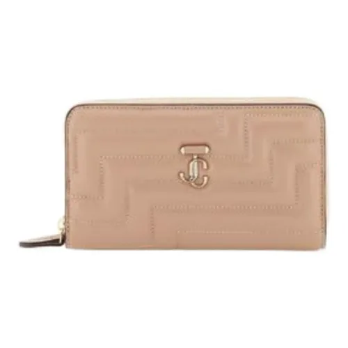 Jimmy Choo Leather Wallet Women's Flesh Pink