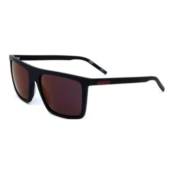 HUGO BOSS Plastic Irregular Shape Sunglasses Men's Black