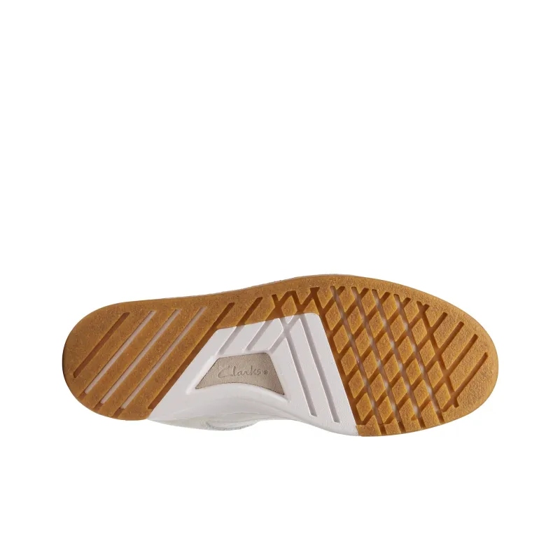 Clarks Art Movement Series Low Top Skateboard Shoes Men's White-4