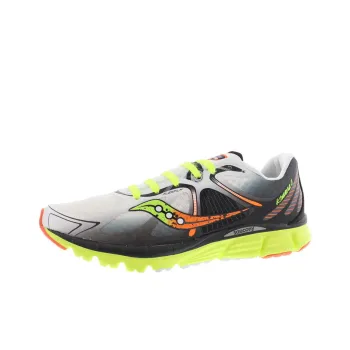 Saucony Kinvara ForHer Anti-Slip Wear-Resistant Low-Top Running Shoes Men's White Green Black