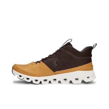 On Cloud Hi Anti-Slip Wear-Resistant Low-Top Running Shoes Men's Brown