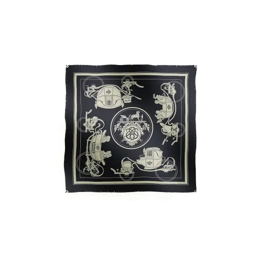 HERMES Men Silk Scarf