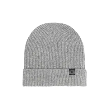 TOM FORD Logo patch Ribbed Beanie