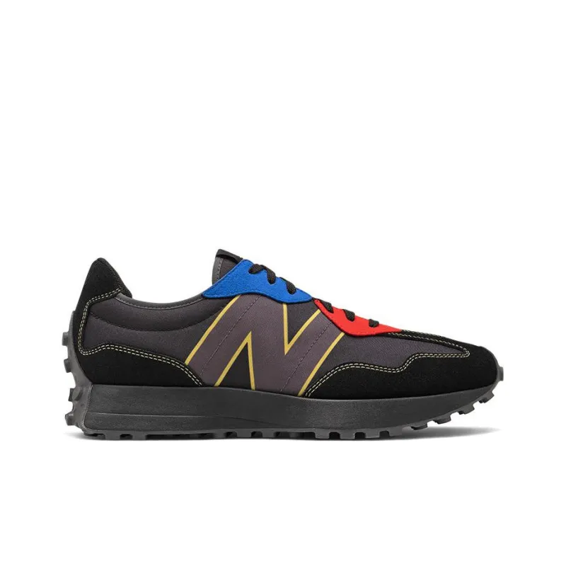 New Balance 327 Black Yellow Blue Red-1