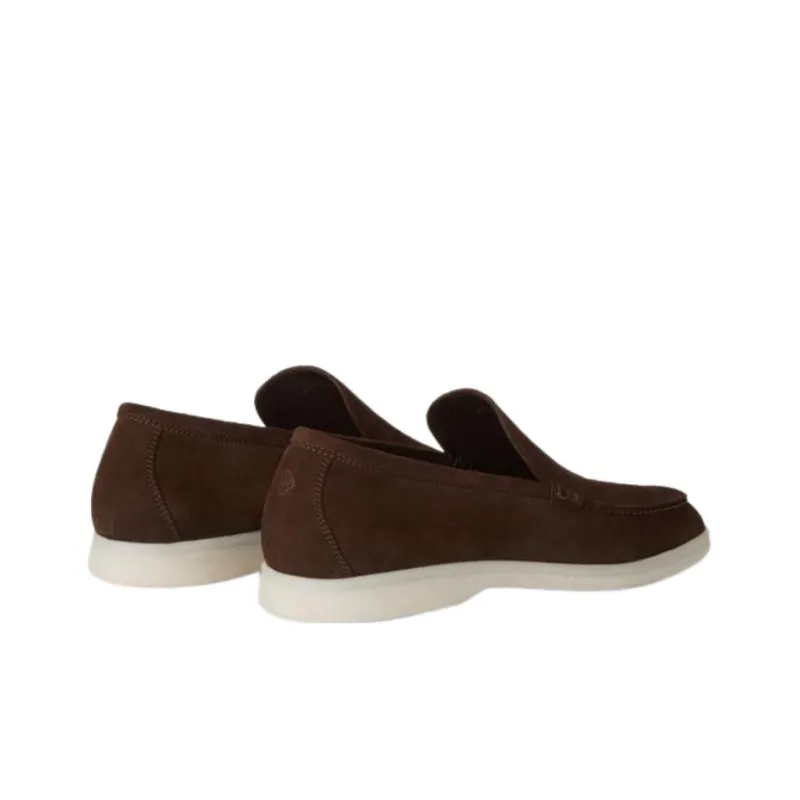 Loro Piana Summer Walk Loafers Men's Chocolate-2