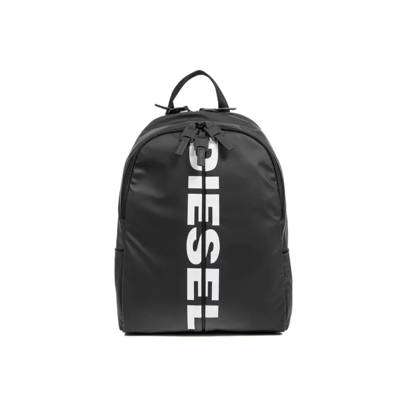 DIESEL Canvas Backpack Regular Men's Black White-0